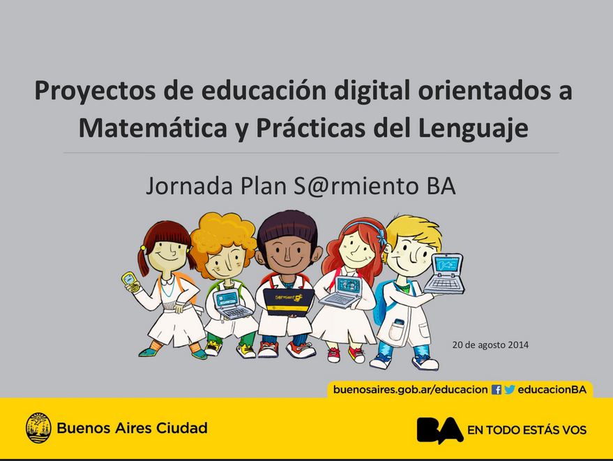 Proyectos de educación digital orientados a Matemática y Prácticas del Lenguaje