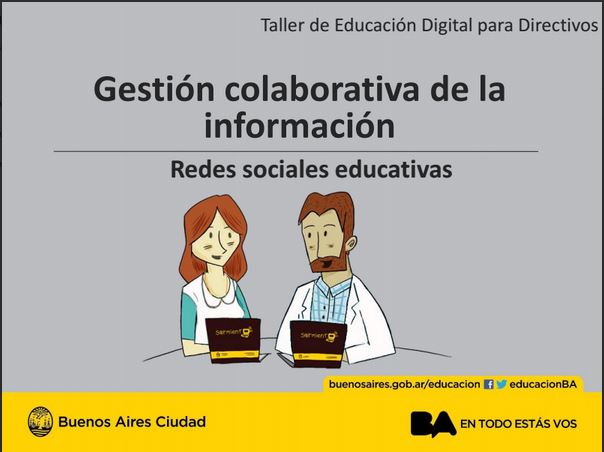 Gestión colaborativa de la información Redes sociales educativas